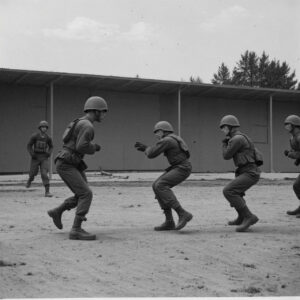 Russian solders in training