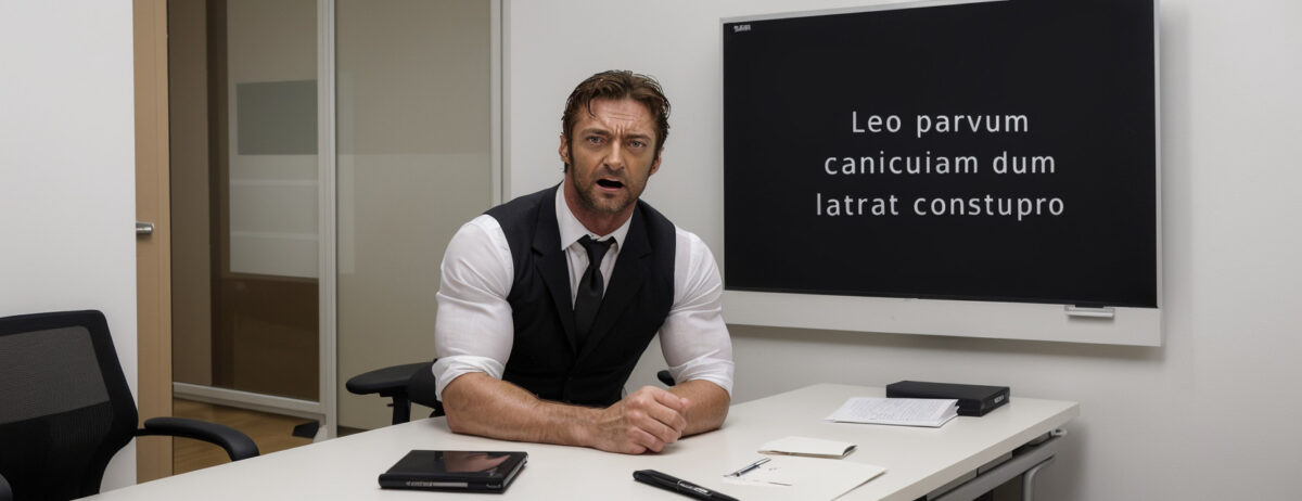 Marcus Cole in the office