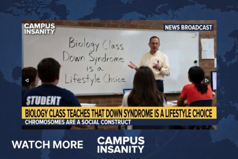 Down syndrome is a lifestyle choice