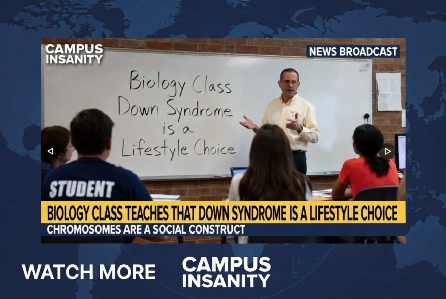 Down syndrome is a lifestyle choice