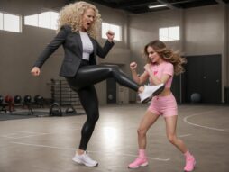 Amy Forrest and Emilia fighting over Callum