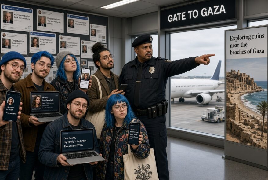 Scammers deported to Gaza